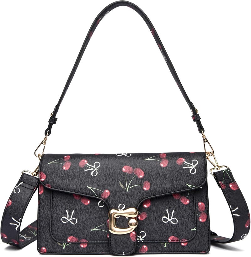 Travistar Store Crossbody Bags for Women Trendy - Small Cross Body Purse Shoulder Bag Leather Handbags Evening Clutch with 2 Straps - Image 1